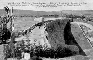 Talsperre Malter - Einweihung